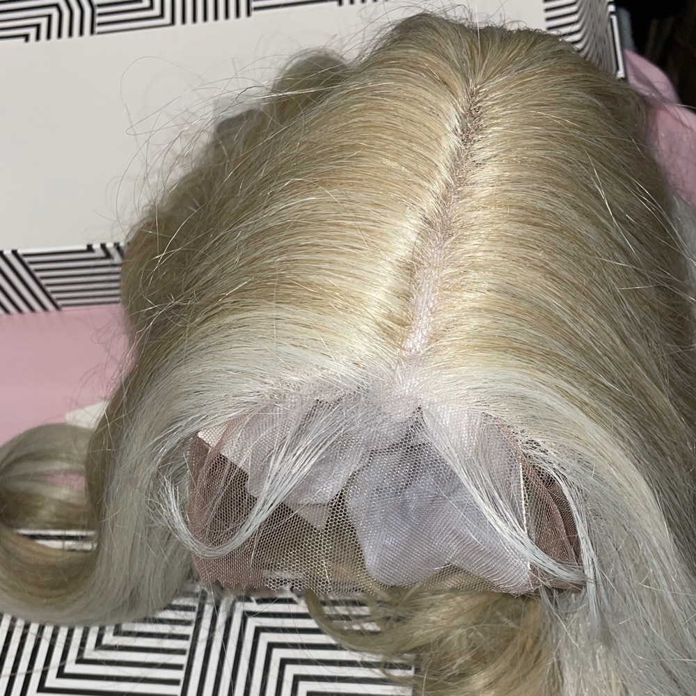 Premium Blonde Women’s Wig - Natural Ash Blonde - Picture 7 of 13